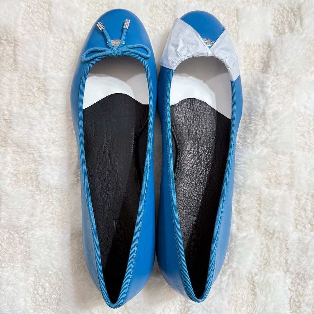 Coach Lara ballet flats Blue New Size 7